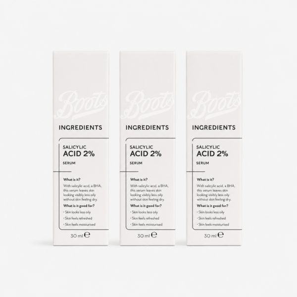 boots salicylic Boots Salicylic Acid 2% Serum – BHA Exfoliating & Clarifying Serum (30ml)